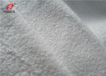 Warp Knitted 100% Polyester Tricot Velvet Sports Wear Fabrics White
