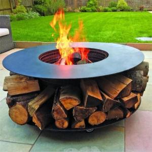 Buy cheap Multifunctional Garden Furniture Round Metal Wood Burning Log Fire Pit product