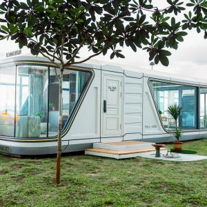 Buy cheap Fuqian Intelligent Comfort Mobile Space Capsule Waterproof Steel Structure For Warehouse Use Technology Enjoyment from wholesalers