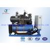 R22 Fusheng Screw Type Compressor Rack Unit For Walk-in Freezer for sale