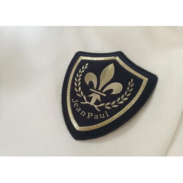 Buy cheap Leather Material Elegant Custom Clothing Patches With Hook And Loop from wholesalers