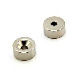 Buy cheap N52 Strong Neodymium Countersink Ring Magnet with Screw Hole from wholesalers