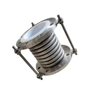 Buy cheap SS304 PTFE Lined Stainless Steel Exhaust Bellows Expansion Joint from wholesalers