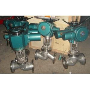 OS & Y Electric Actuator DIN Globe Valve Flange Type Cast Steel For Steam
