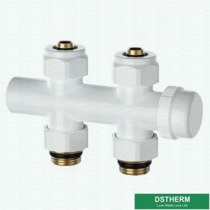 Buy cheap Customized Logo Shinning White Color Heavier H Type Thermostatic Temperature Straight Brass TRV from wholesalers