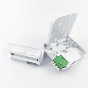 Buy cheap 2-Core LC APC Plastic Face Plate Socket Panel for Long-Lasting Fiber Optic Connections from wholesalers