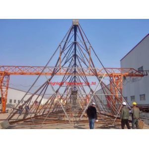 Buy cheap Anti Rust Angle Steel Tower Triangular Telecommunication Tower Easy Assembly from wholesalers