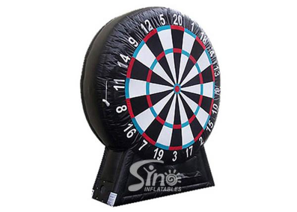 Buy cheap Giant Inflatable Soccer Dart Board With Stand Made With Pvc Tarpaulin Material from wholesalers