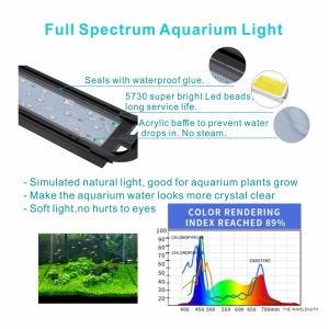 Buy cheap 14 Watt Extendable Full Spectrum Led Aquarium Light from wholesalers