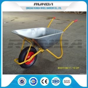 Buy cheap Metal Bracket Big Wheel Wheelbarrow 200kg Load 32x1.2mm Frame Thickness For Yard from wholesalers