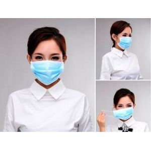 Buy cheap Free Sample Blue Procedural Face Masks With Earloops from wholesalers