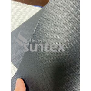Buy cheap Fire retardant, insulation Flexible Duct Coated Fiberglass Fabric Coated With Neoprene Rubber Black from wholesalers