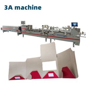 Buy cheap 350mm Max. Workable Width Mini Box Folder Gluing Machine with Bottom Lock and Side Glue from wholesalers