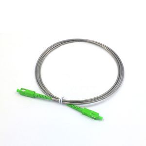 High Tensile Fiber Optical Patch Cord SC/APC To SC/APC With 3.0mm Stainless