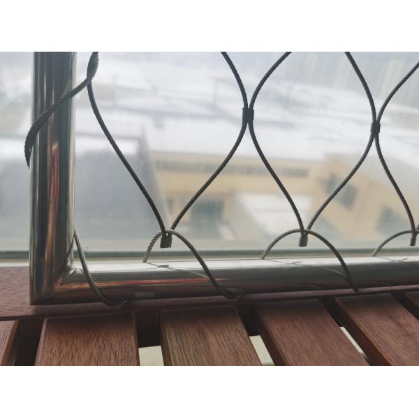 Quality High Strength Stainless Steel Wire Rope Mesh For Balustrade / Railing for sale