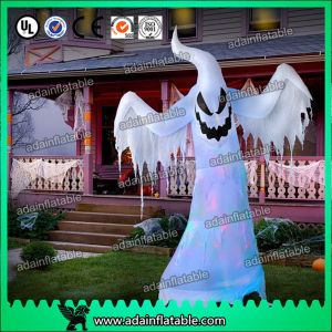 Buy cheap Halloween Inflatable Decoration 3M Oxford Inflatable White Ghost With LED Light from wholesalers