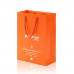 Buy cheap Orange Pantone PMS Color Gloss Art Paper  Printing Custom Design Paper Bags for Shopping Packaging from wholesalers