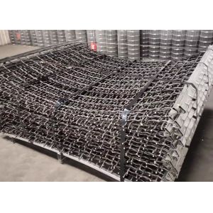 Buy cheap High Carbon Steel Square Hole Vibrating Screen Mesh 1.5X2m from wholesalers