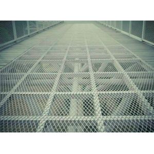 Buy cheap Galvanised Expanded Metal Walkway Grating 4mm Thickness 1.5m Width from wholesalers