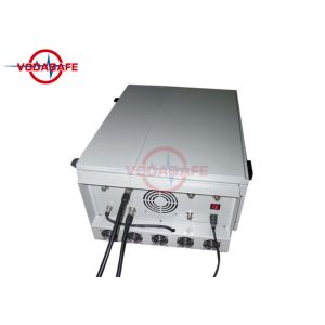 600W Prison Cell Phone Jammers 100 - 300m Cover Radius With Directional Antennas