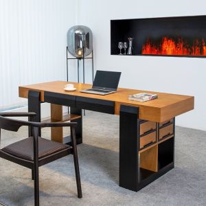 Buy cheap Khaki Rectangular Casual Office Desk For Hotel Room Apartment from wholesalers