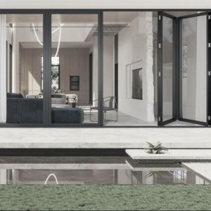 Buy cheap Custom Sizes Durable Aluminum Bifold Door with Thermal Insulation for Modern Homes from wholesalers