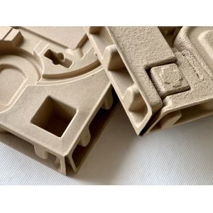 Buy cheap 2.5mm Dry Press Molded Pulp Sustainable Robot Fiber Molded Packaging from wholesalers