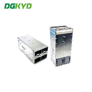 Buy cheap Fiber Optic SFP Connector RJ45 2X2 Cage DGKYDSFP10732322F006057 from wholesalers