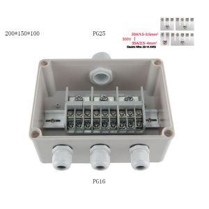 Cable Distribution Junction Box 158*90*60mm Waterproof Wall Mount With