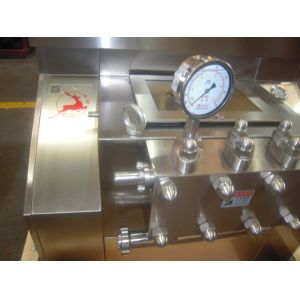 Shaped Steel 5000L/H 48Mpa Low Noise Dairy Homogenizer