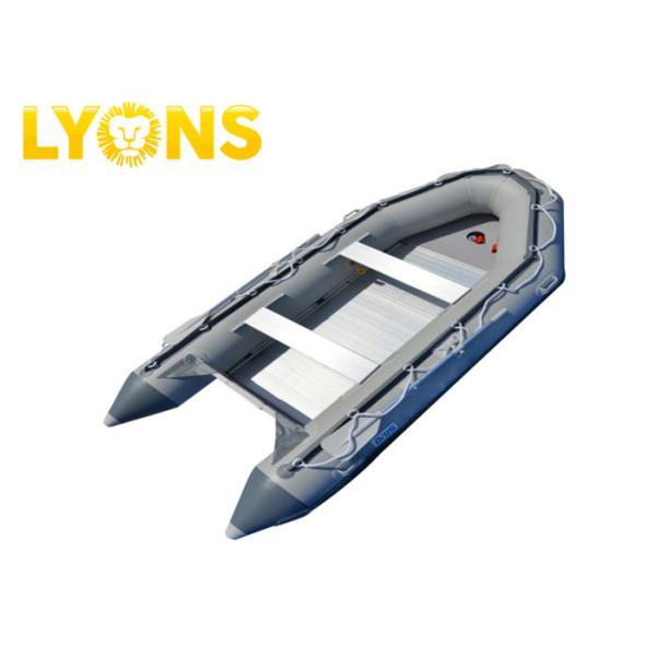 Buy cheap 0.9 PVC Tarpaulin Rubber White Inflatable Fishing Boats 6P Environmental Friendly from wholesalers