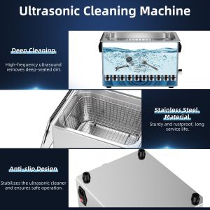 Professional 600W Ultrasonic Cleaner with 30L Tank Size and Degas/Semi Modes for