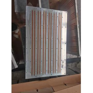 Buy cheap Custom Copper Skived Fins Aluminum Heat Pipe Heatsink With CNC Process from wholesalers