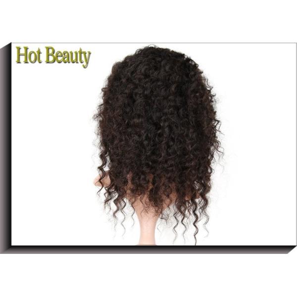 Quality Ture To Length Hair Full Lace Wig Kinky Curl Middle &amp; Free Part Customize for sale