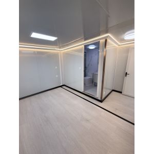 Buy cheap Galvanized Steel 40ft Expandable Container Home Two Bedroom Master Room With Plastic Steel Sliding Window 920*920mm And Folded Size from wholesalers