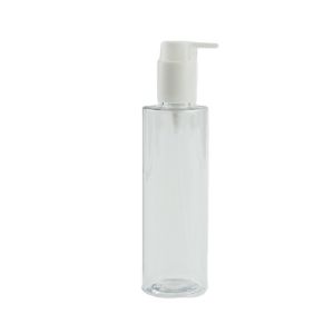 Buy cheap Silk-screen Printing 220ml Flat Shoulder Body Oil Bottle for Make Up Remover Lotion Pump from wholesalers