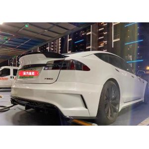 Buy cheap For tesla Model S Body Kit MODEL S Upgraded PD-style Front and Rear Bumper Spoiler Body Kits from wholesalers