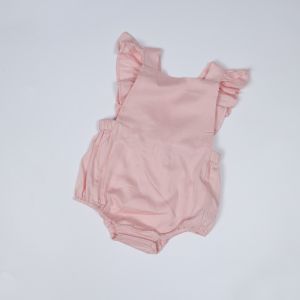 Buy cheap New Born Rompers Pink Color Poplin Fabric Baby Dress Jumpsuits from wholesalers