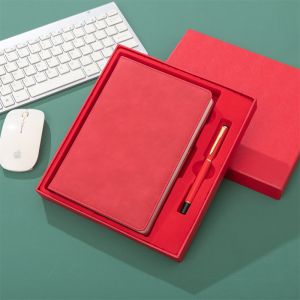 Leather Notebook Set Custom Notebooks and Pen Set for Business Office Gift