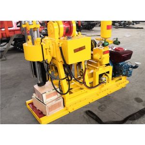 100mm Personal Geological Diesel Drilling Rig Machine 100m Depth Vibrant Yellow