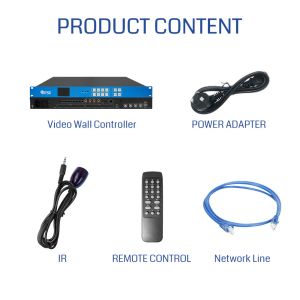 Buy cheap 4K60 HDMI Video Wall Controller with 600MHz Processing for Engineering Display Applications and RGB444,YUV444,YUV422 Color Formats from wholesalers