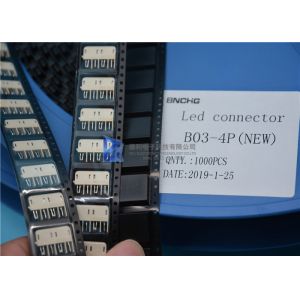 Buy cheap B03-4P LED PCB Connector 4.0mm Quick Connect Blade Type 4 Pin 6A Surface Mount from wholesalers