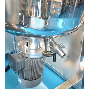 Buy cheap Double Jacketed Heating Vacuum Mixer Homogenizer Cosmetic Emulsion Equipment from wholesalers