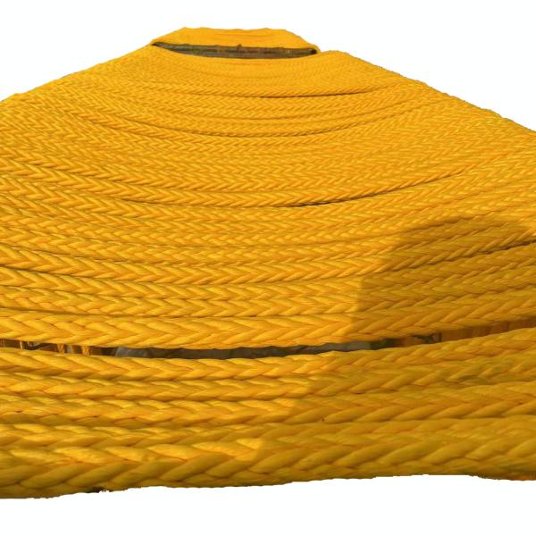 Quality 12 Strand 6-80mm Orange UHMWPE Rope Braid The Ideal Solution for Heavy-Duty Applications for sale