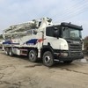 Quality 4 Axle Used Concrete Pump Truck Machine 50M Scania for sale