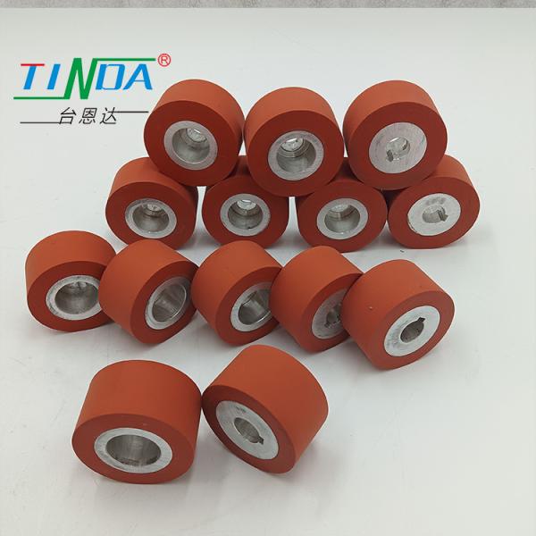 Buy cheap Smooth Surface High temperature 350 degrees Elastomeric silicone Roller Wheel for PFAFF Hot-air seam sealing Machin from wholesalers