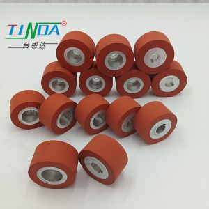 Buy cheap Smooth Surface High temperature 350 degrees Elastomeric silicone Roller Wheel for PFAFF Hot-air seam sealing Machin from wholesalers