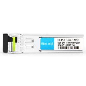 Buy cheap Huawei SFP-FE-LX-SM1550-BIDI Compatible 100Base BX BIDI SFP TX1550nm/RX1310nm 15km LC SMF DDM Transceiver Module from wholesalers