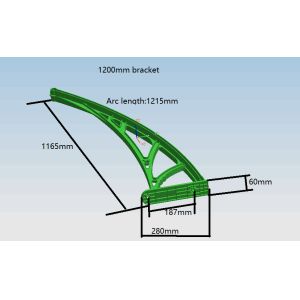 Buy cheap 600 Length Adjustable Plastic Bracket from wholesalers