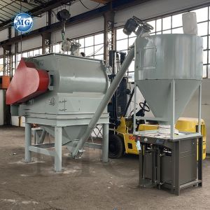 Buy cheap 3-5 Minutes / Batch Double Twin Shaft Agravic Paddle Mixer Blender Machine Wall Putty Plaster Skim Coat Tile Adhesive Grout Dry Mortar Mixing Plant from wholesalers